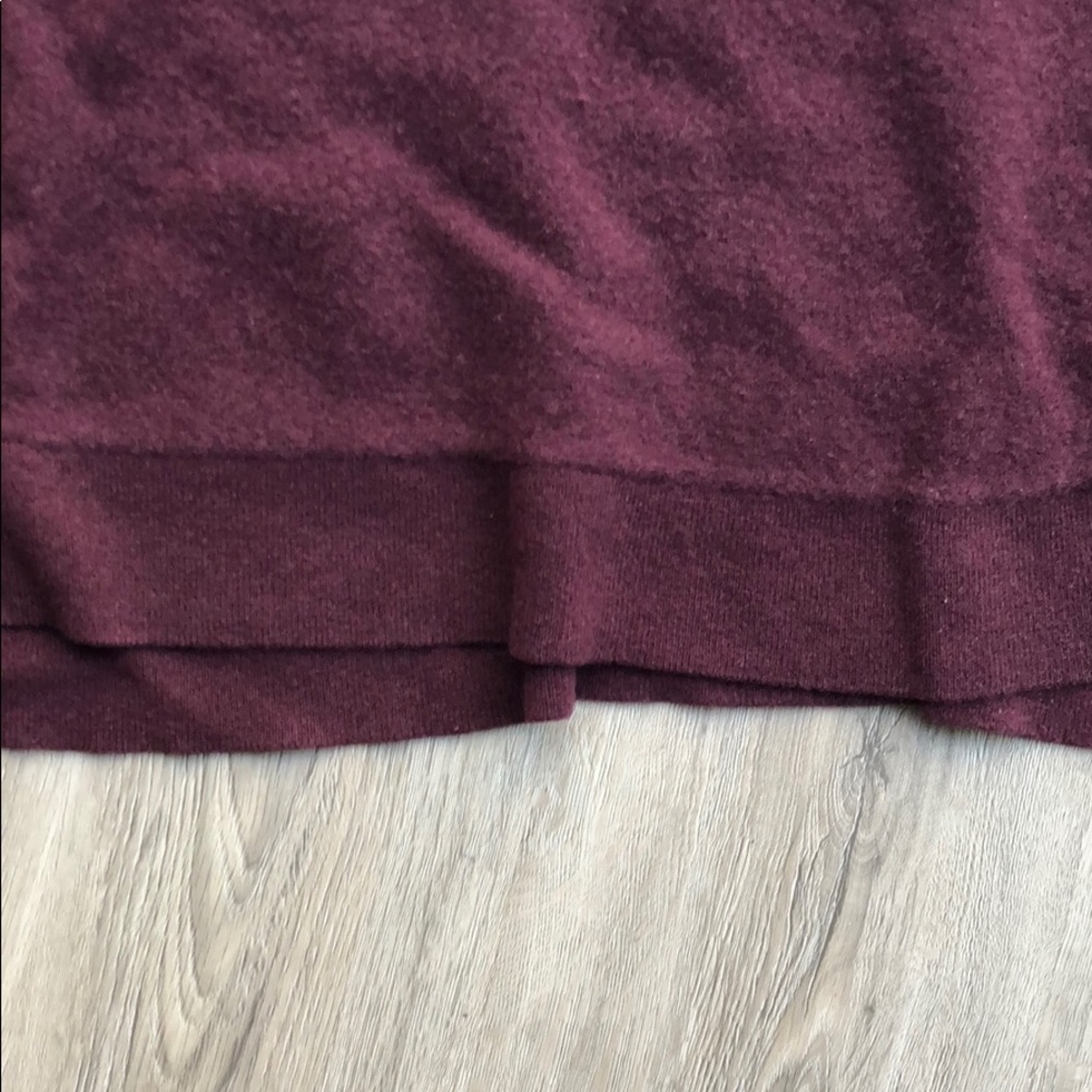 Cashmere maroon sweater top - Picture 4 of 5